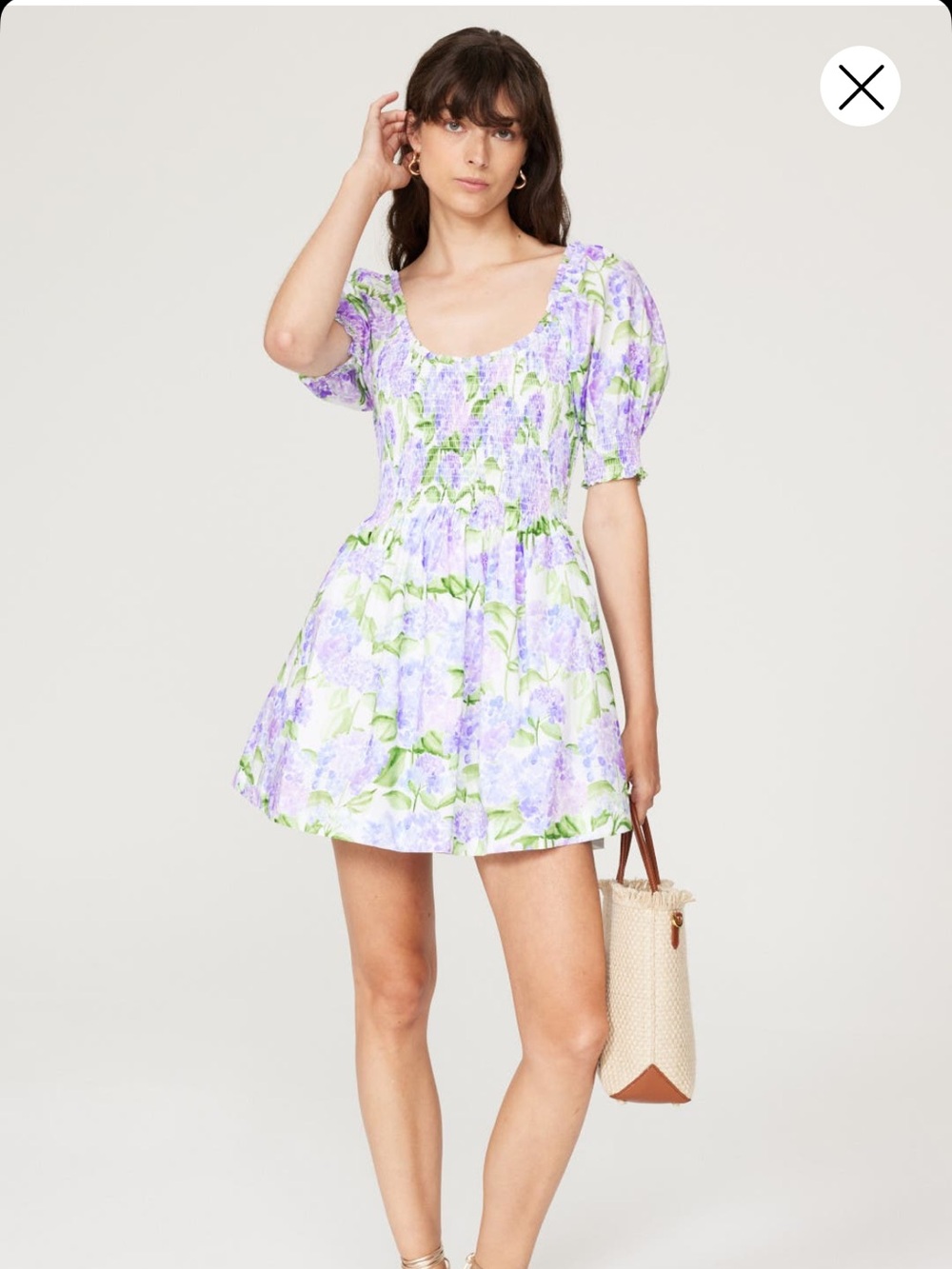 Hill House Home Blue Hydrangea Naia Nap Dress